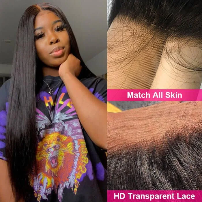 Angelbella HD Invisable Lace Front Closure Toupees Cheap Brazilian Human Hair Weave