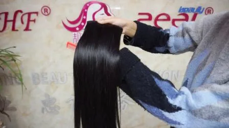 Venda quente de extensão de cabelo humano cutícula alinhada e dupla desenhada extensão de cabelo halo de fio invisível