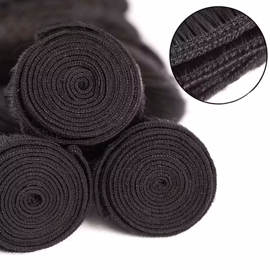 Top Grade Cabelo Liso Barato 100% Extensão de Cabelo Humano Brasileiro Remy Virgin Bundles Queen para Mulheres Negras Cutícula Alinhada Virgem Cabelo Cru Tecer