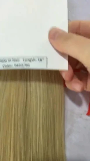 Halo de cabelo alinhado com cutícula virgem de alto grau em extensões de cabelo